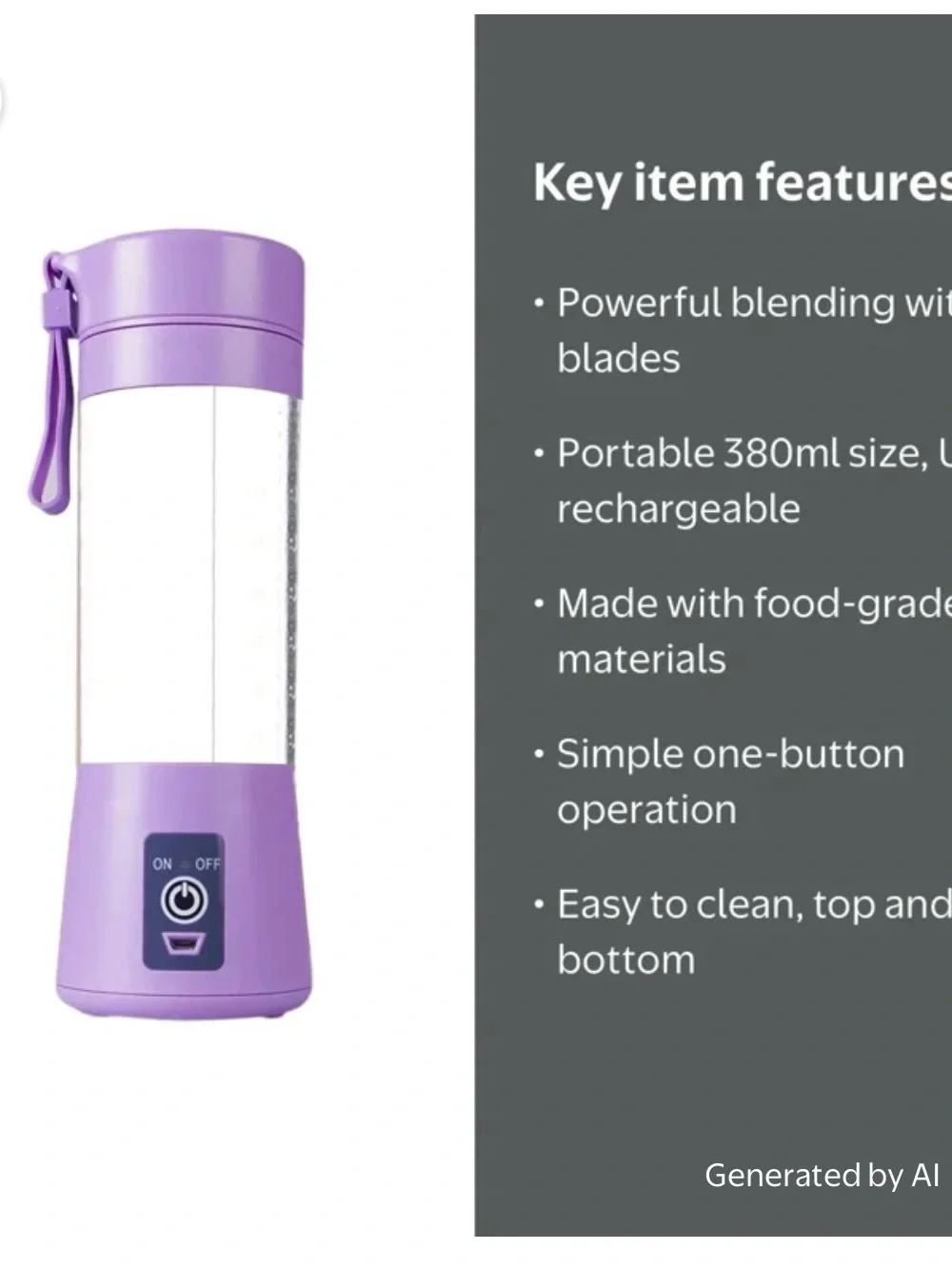 Free Shipping! High Speed Portable Blender ✅ - Pink, green or blue